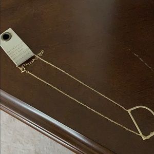 Anthropologie Letter necklace